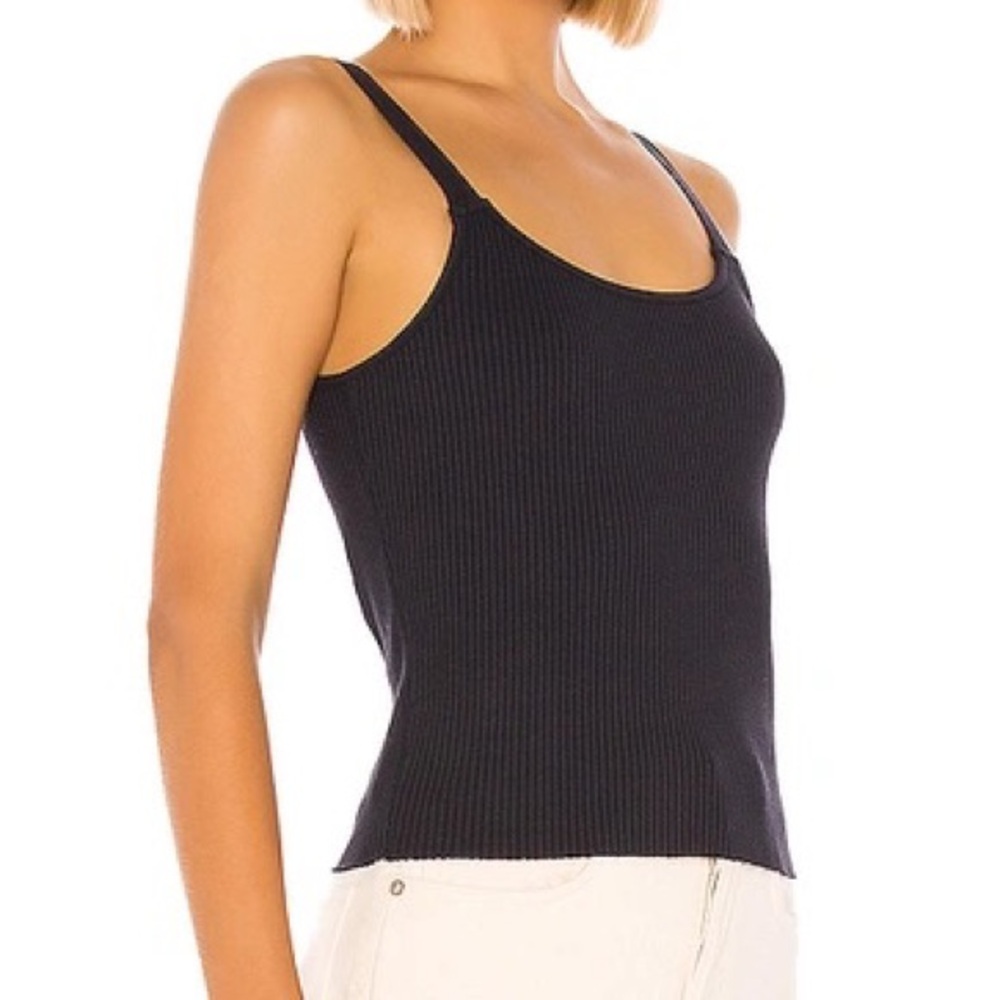 Vince Rib Cami in Coastal